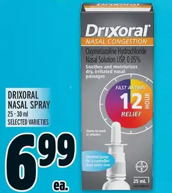 Metro Drixoral nasal spray offer