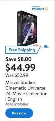 Walmart Marvel studios cinematic universe 24-movie collection | english offer