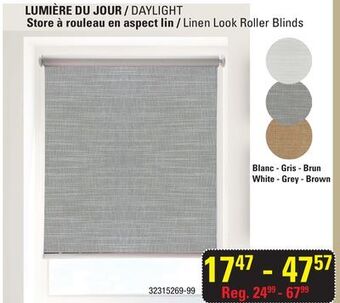 Sushi Shop Linen look roller blinds offer