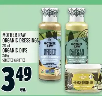 Metro Mother raw organic dressings | organic dips offer