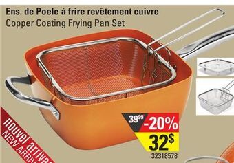 Sushi Shop Copper coating frying pan set offer