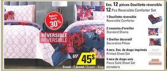 Sushi Shop 12 pcs reversible comforter set offer