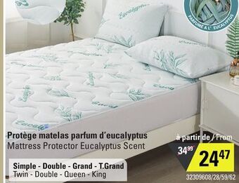 Sushi Shop Mattress protector eucalyptus scent offer