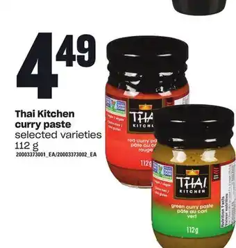 Loblaws Thai kitchen curry paste, 112 g offer