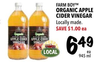 Farm Boy Farm boy™ organic apple cider vinegar offer