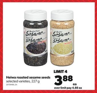 Real Canadian Superstore Heiwa roasted sesame seeds, 227 g offer