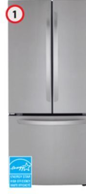 Home Hardware 25.1 cu. ft. refrigerator with smart cooling™ plus offer