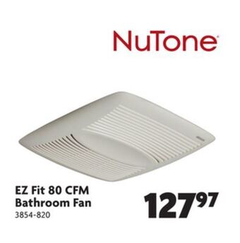 Home Hardware Ez fit 80 cfm bathroom fan offer