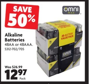 Home Hardware Alkaline batteries offer