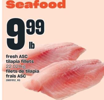 Valu-mart Filets de tilapia frais asc offer