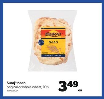 Real Canadian Superstore Suraj® naan, 10's offer