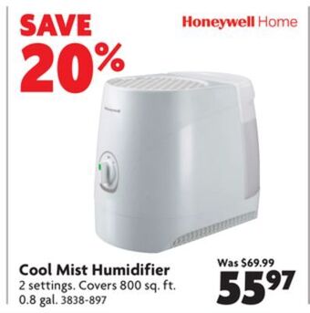 Home Hardware Cool mist humidifier offer
