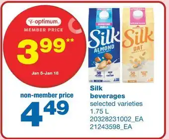 Wholesale Club Silk beverages, 1.75 l offer