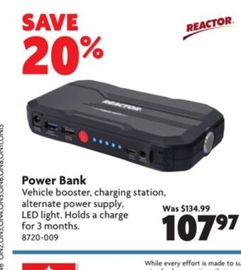 Home Hardware Power bank offer