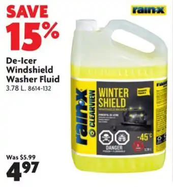Home Hardware De-icer windshield washer fluid offer