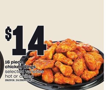 Zehrs Markets 16 piece chicken wings offer