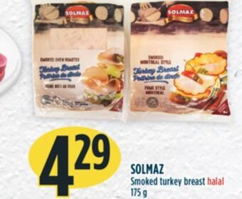 Marché Adonis Solmaz smoked turkey breast halal offer