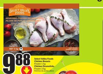 FreshCo Select valley foods chicken breasts frozen 1 kg offer