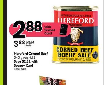 FreshCo Hereford corned beef 340 g offer