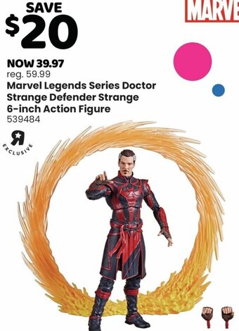 Toys R us Marvel Legends Series Doctor Strange Defender Strange 6-inch Action Figure offer
