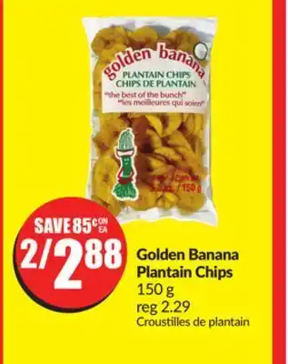 FreshCo Golden banana plantain chips 150 g offer
