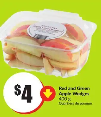 FreshCo Red and green apple wedges 400 g offer