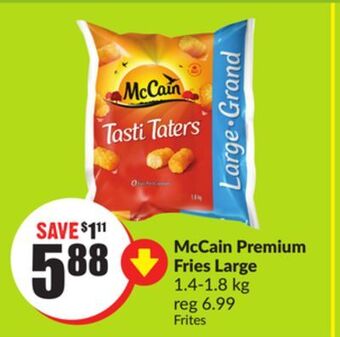 FreshCo Mccain premium fries large 1.4-1.8 kg offer