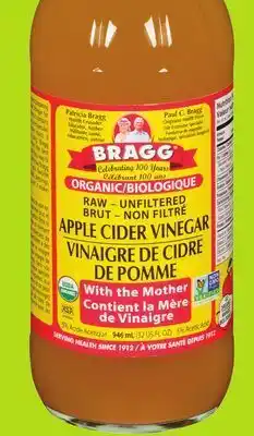 FreshCo Bragg raw apple cider vinegar 946 ml offer