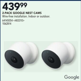RONA 2-pack google nest cams offer