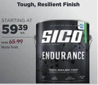 RONA Sico endurance tough, resilient finish paint offer
