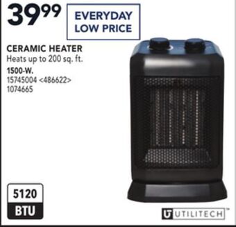 RONA Utilitech ceramic heater offer