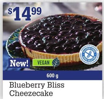 M & M Food Market Blueberry bliss cheezecake offer