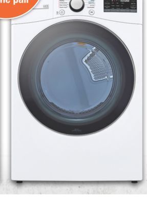 Home Depot Lg 7.4 cu. ft. electric dryer with turbosteam™ offer