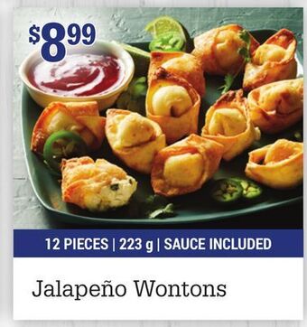M & M Food Market Jalapeño wontons offer