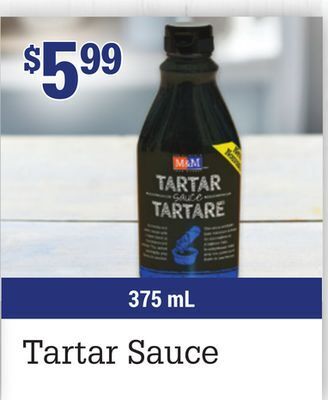 M & M Food Market Tartar sauce offer