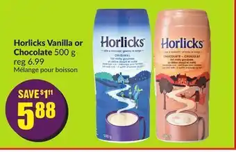 Chalo FreshCo Horlicks vanilla or chocolate 500 g offer
