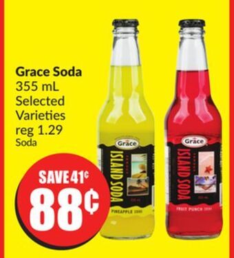 Chalo FreshCo Grace soda 355 ml selected varieties offer