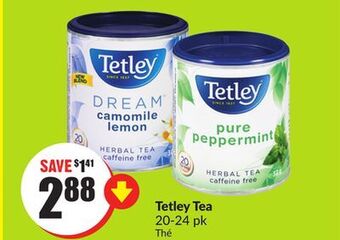 Chalo FreshCo Tetley tea 20-24 pk offer