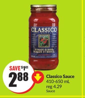 Chalo FreshCo Classico sauce 410-650 ml offer