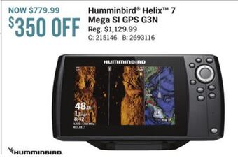 Bass Pro Humminbird® helix™ 7 mega si gps g3n offer
