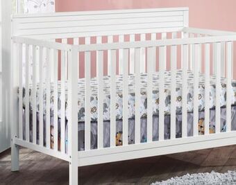 Oxford baby skyler 4-in-1 convertible crib snow white