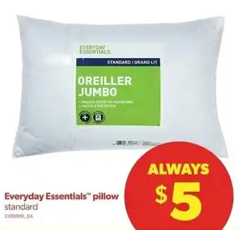 Real Canadian Superstore Everyday essentials pillow standard offer