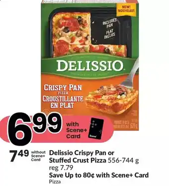 FreshCo Delissio crispy pan or stuffed crust pizza offer