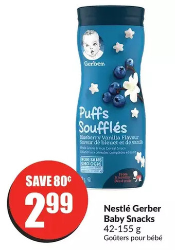 FreshCo Nestlé gerber baby snacks offer
