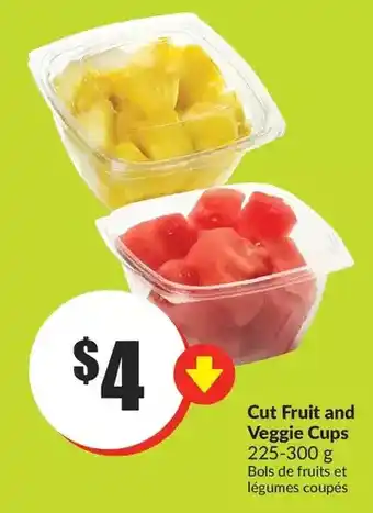 FreshCo Cut fruit and veggie cups offer