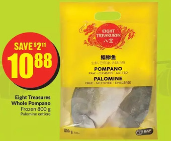 FreshCo Eight treasures whole pompano offer