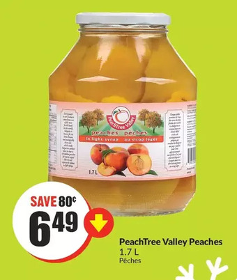 FreshCo Peachtree valley peaches offer