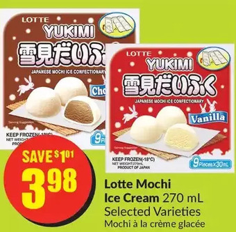 FreshCo Lotte mochi ice cream offer