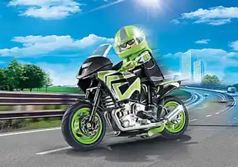 Playmobil 70204 pilote et moto offer