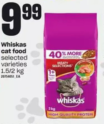 Independent Grocer Whiskas cat food offer
